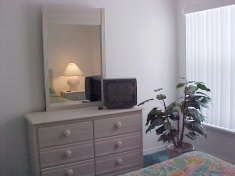 Drawers, cable TV and window